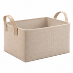 Melvionz™ SoftArc Fabric Storage Basket — Collapsible Closet & Shelf Organizer Bin