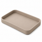 Melvionz™ ValeTray Catchall Organizer Tray — Faux Leather Entryway & Vanity Storage