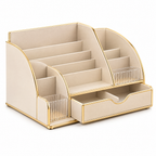Melvionz™ ModeDesk Modular Desktop Organizer — 6-Section Office & Vanity Storage Caddy